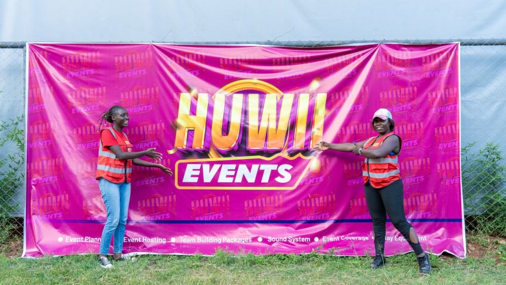 Huwii Events branded event setup