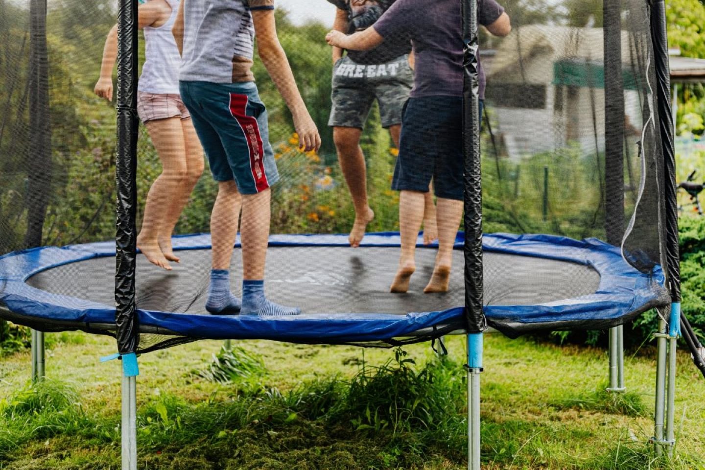 Children enjoying play equipment from Huwii Events