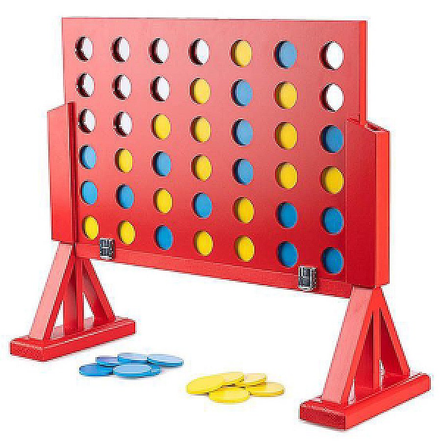 Giant Connect 4 disc-dropping strategy game