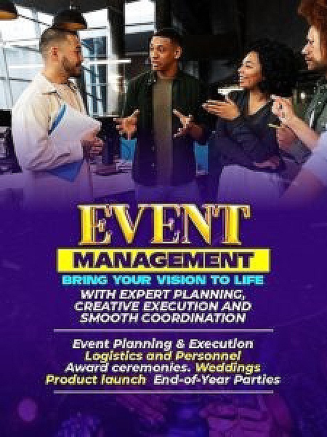 Huwii Events crew managing a live event