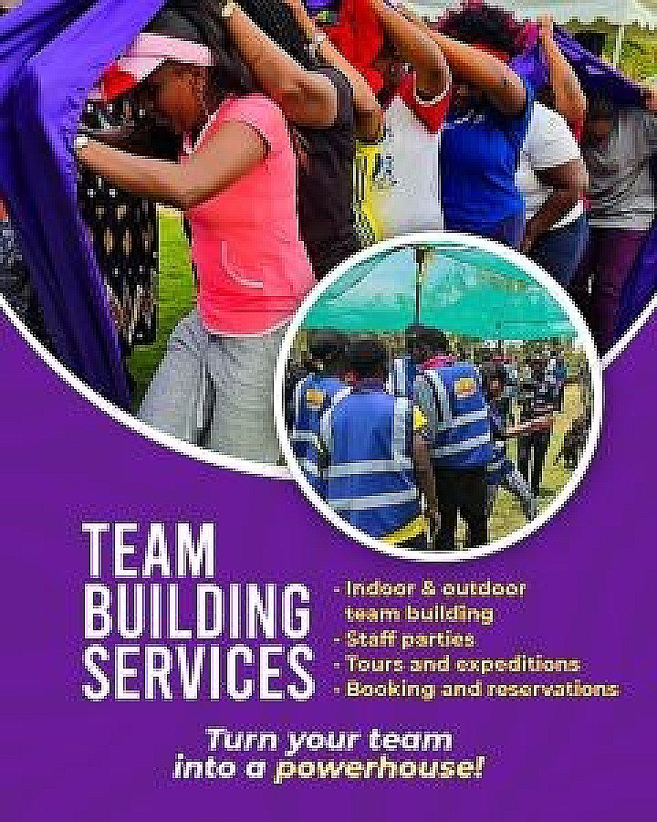 Team building group activity led by Huwii Events